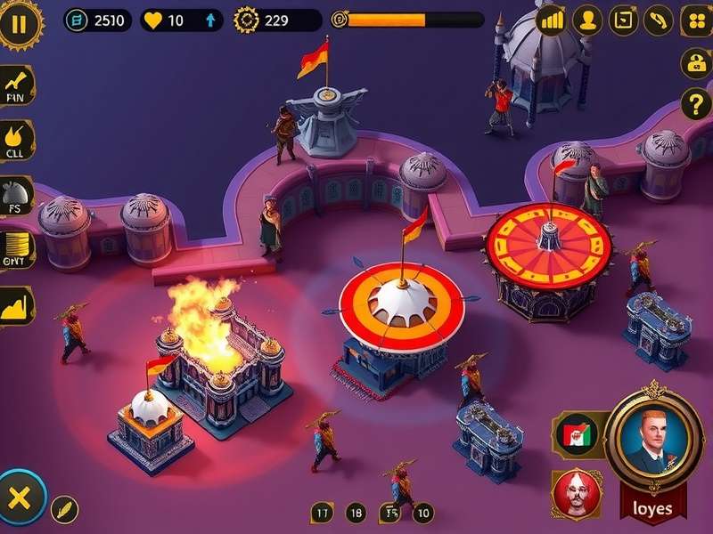 Imperial Glory battle scene with multiple unit types